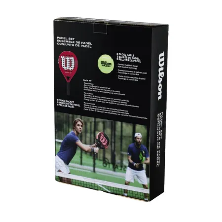 Набор для падела WILSON Optix XP Padel KIT, WR202110U2, ракетка + 3мяча, красный за 20&nbsp;362.60 ₽ купить в Якутске