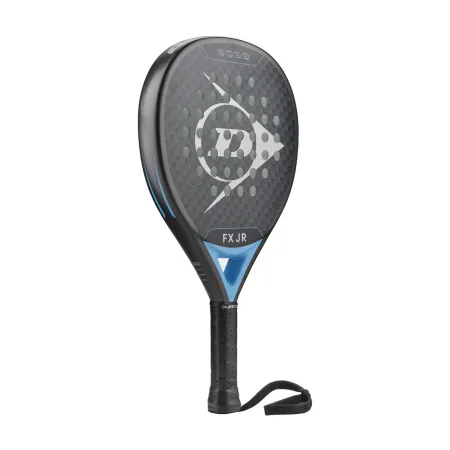 Ракетка для падела Dunlop FX Jr, 10370738, для юниоров, гибрид, графит, черно-голубой за 11&nbsp;019.40 ₽ купить в Якутске