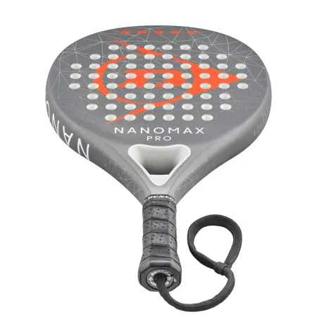 Ракетка для падела Dunlop Nanomax Pro, 10370739, для профессионалов, карбон,серо-оранжевый за 17&nbsp;248.20 ₽ купить в Якутске