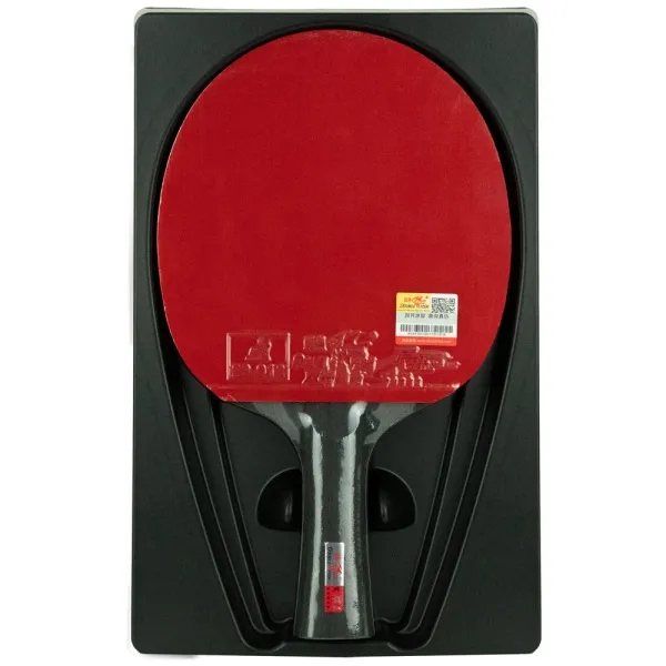Ракетка для н/т DOUBLE FISH Black Carbon King Racket 3***, для професс.,ITTF Appr.,накл.2,1,мм за 4&nbsp;346.90 ₽ в Якутске