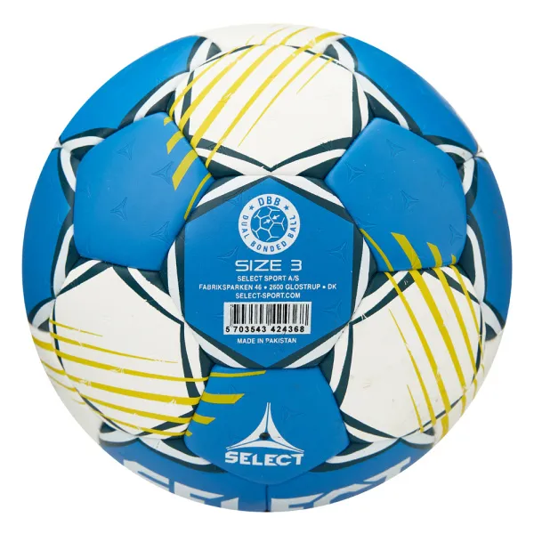 Мяч ганд. SELECT HB FORCE DB V25, 1622858205, Senior (р.3), EHF Appr,ПУ, гибр.сш., сине-белый за 8&nbsp;438.80 ₽ в Якутске