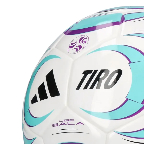 Мяч футзал. ADIDAS Tiro League Sala JW1526, р.4, FIFA Basic, 32 пан, ТПУ, термосш., бело-бирюз-фиол за 4&nbsp;833.10 ₽ в Якутске
