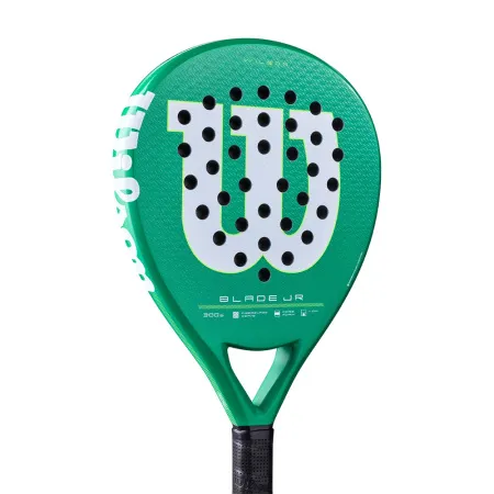 Ракетка для падела WILSON Blade Jr  V4 Padel, WR213811U0, для начин-х, стекловолокно, зеленый за 14&nbsp;934.50 ₽ купить в Якутске