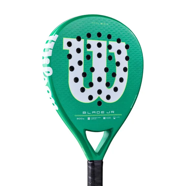 Ракетка для падела WILSON Blade Jr  V4 Padel, WR213811U0, для начин-х, стекловолокно, зеленый за 14&nbsp;934.50 ₽ в Якутске