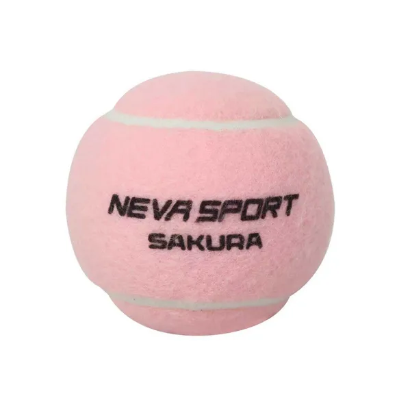 Мяч для падела NS Sakura, UAA2, уп.3 шт, сукно, нат.резина, розовый за 824.50 ₽ в Якутске