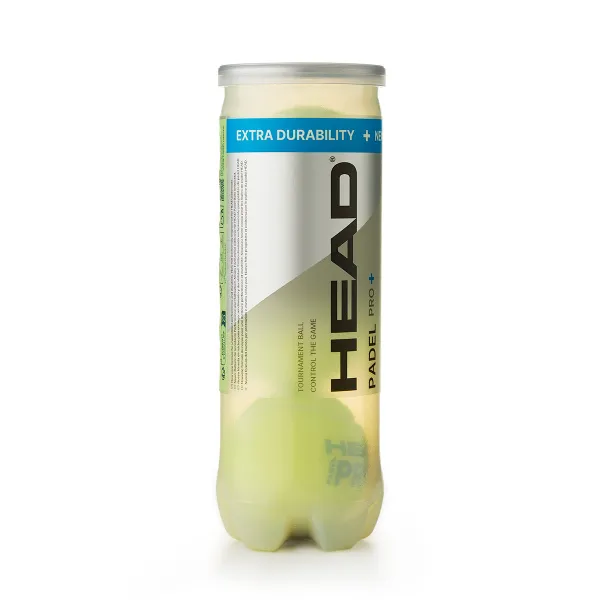 Мяч для падела HEAD Padel Pro+, 540203, уп.3 шт, FIP Approved, войлок,нат.резина,желтый за 933.30 ₽ в Якутске