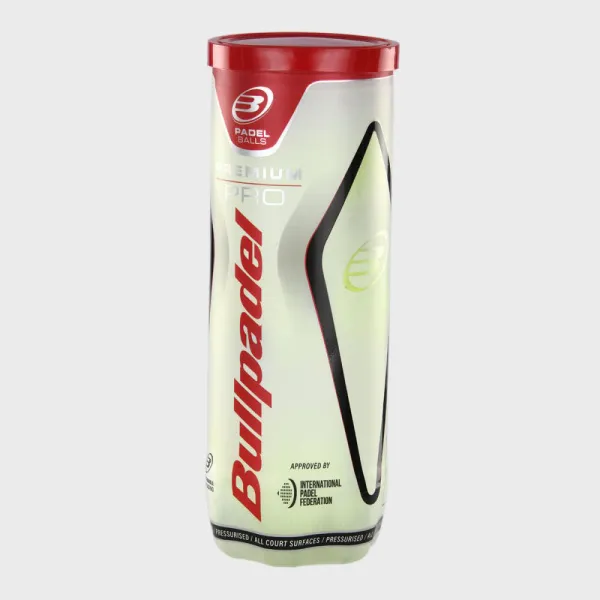 Мяч для падела BULLPADEL Premium PRO, 471959, уп.3 шт, FIP Approved, войлок, нат.резина,желтый за 1&nbsp;094.80 ₽ в Якутске