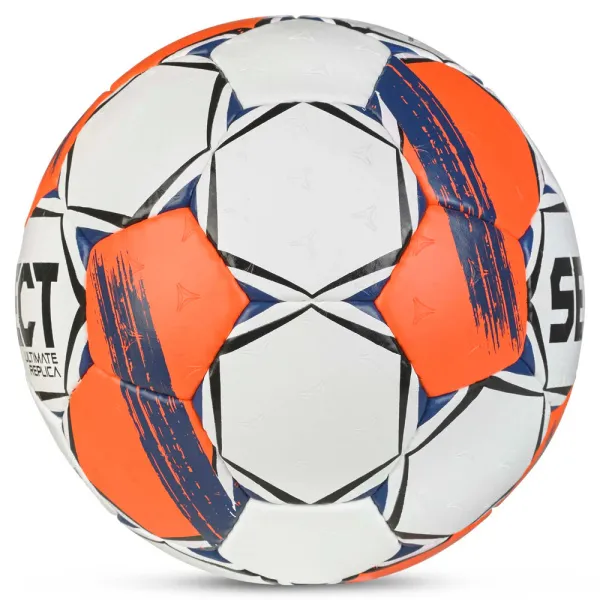 Мяч ганд. SELECT Ultimate Replica v25, 3572858745, р.3(Senior), ПУ,руч.сш, бел-оранж-т.син за 5&nbsp;373.70 ₽ в Якутске