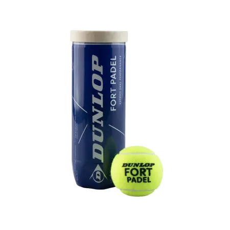Мяч для падела Dunlop Fort Padel, 601555, уп.3 шт, FIP, сукно, нат.резина,желтый за 1&nbsp;135.60 ₽ купить в Якутске