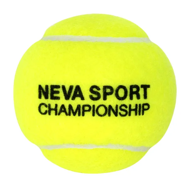 Мяч теннисный NS Championship 3B, 124001, уп.3шт, сукно, нат.резина, желтый за 646 ₽ в Якутске