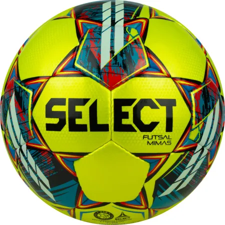 Мяч футзал. SELECT Futsal Mimas, 1053460550, р.4,FIFA Basic, 32 пан, гл.ПУ, руч.сш, жел-сине-красный за 6&nbsp;303.60 ₽ купить в Якутске