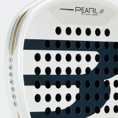 Ракетка для падела BULLPADEL Pearl 26, 493804, для профессионалов, карбон, бело-серый за 35&nbsp;929.50 ₽ купить в Якутске
