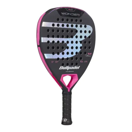 Ракетка для падела BULLPADEL Wonder 27, 497250, для продв.игроков, стекловолокно, карбон, черно-роз за 42&nbsp;969.20 ₽ купить в Якутске