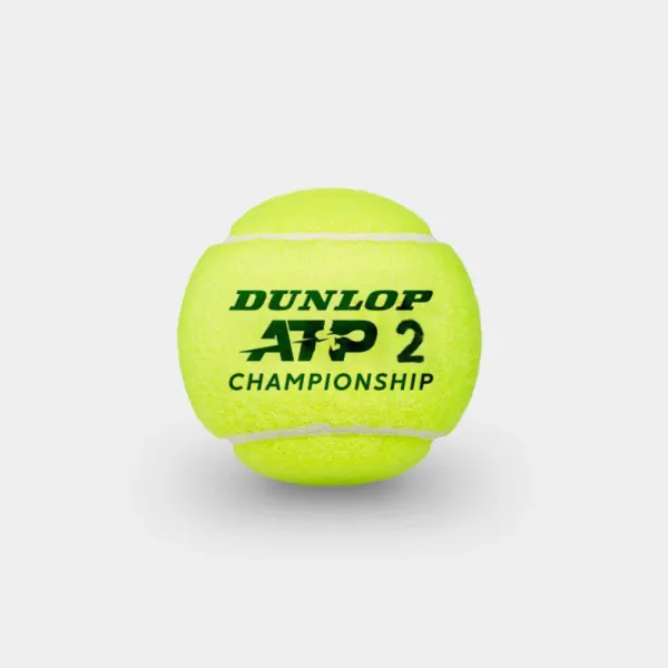 Мяч теннисный Dunlop ATP Championship 3B, 601626, уп.3ш, одобр. ITF, нат.резина,фетр. за 943.50 ₽ в Якутске