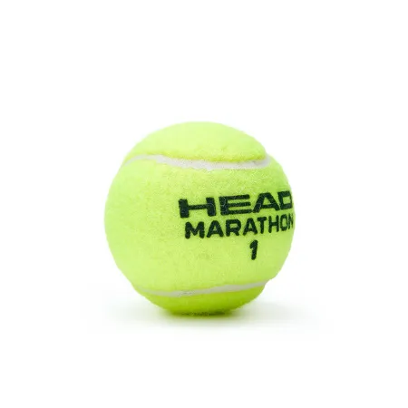 Мяч теннисный HEAD Marathon 3B, 578183, крафт. упак.3шт, без давления, фетр, нат.резина,желтый за 1&nbsp;055.70 ₽ купить в Якутске
