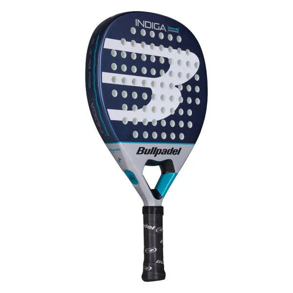 Ракетка для падела BULLPADEL Indiga Power 26, 494416, для начинающих, стекловолокно, темносине-серый за 14&nbsp;672.70 ₽ в Якутске