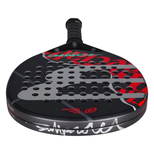 Ракетка для падела BULLPADEL Ionic Control 26, 494412, для продв. игроков, карбон, черно-красный за 33&nbsp;734.80 ₽ в Якутске