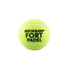 Мяч для падела Dunlop Fort Padel, 601555, уп.3 шт, FIP, сукно, нат.резина,желтый за 1&nbsp;135.60 ₽ купить в Якутске
