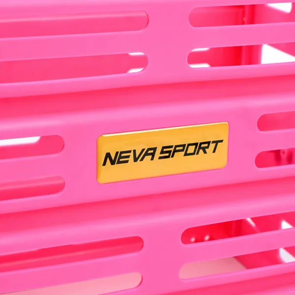 Корзина для теннисных мячей NEVA SPORT, UEA1_P, на 75 мячей, пластик, розовый за 5&nbsp;778.30 ₽ в Якутске