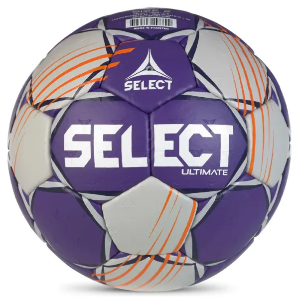 Мяч ганд. SELECT Ultimate Official EHF V24, 1612858999, Senior(р.3), EHF Appr, ПУ, руч.сш, фиол-сер за 15&nbsp;504 ₽ в Якутске