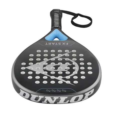 Ракетка для падела Dunlop FX Start, 10370737, для начинающих, гибрид, графит, черно-синий за 13&nbsp;175 ₽ купить в Якутске