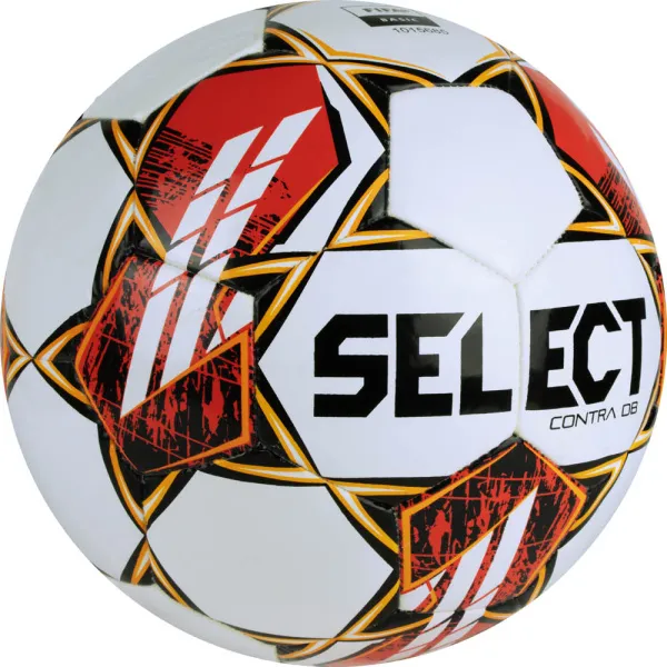 Мяч футб. SELECT Contra DB V23, 0854160300, р.4, FIFA Basic, 32 пан, ПУ, гибрид.сш, бел-чер-красн за 4&nbsp;455.70 ₽ в Якутске