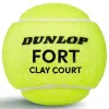 Мяч теннисный Dunlop Fort Clay Court 4B, 601613, уп.4 шт,одобр.ITF и FFT,сукно,нат.резина,желтый за 1&nbsp;812.20 ₽ купить в Якутске