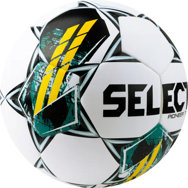 Мяч футб. SELECT Pioneer TB V23, 0865060005, р.5, FIFA Basic, 32п, ПУ, термосш, бело-зелено-желтый за 5&nbsp;684.80 ₽ в Якутске