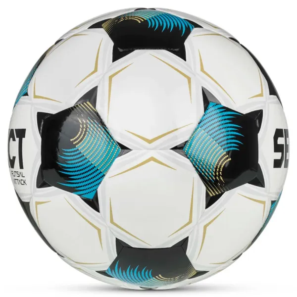 Мяч футзал. SELECT Futsal Attack V26, 1073471009, р.4, 32п, ПУ, руч.сш, бело-сине-черный за 5&nbsp;295.50 ₽ в Якутске