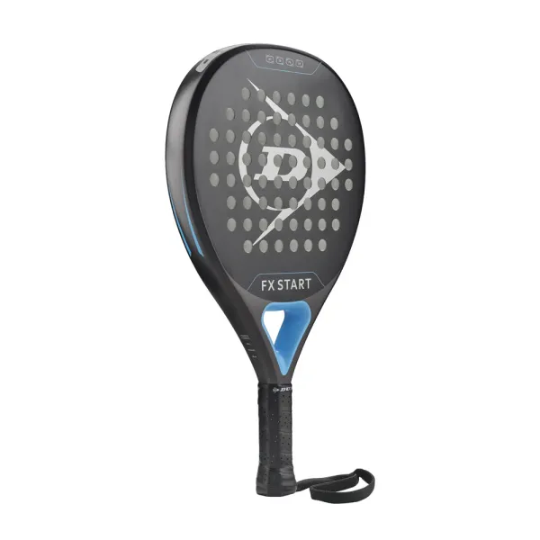 Ракетка для падела Dunlop FX Start, 10370737, для начинающих, гибрид, графит, черно-синий за 13&nbsp;175 ₽ в Якутске