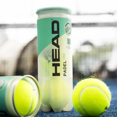 Мяч для падела HEAD Padel One S, 575383, уп.3 шт, FIP Approved, войлок,нат.резина,желтый за 933.30 ₽ купить в Якутске