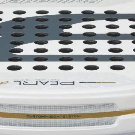 Ракетка для падела BULLPADEL Pearl 26, 493804, для профессионалов, карбон, бело-серый за 35&nbsp;929.50 ₽ купить в Якутске