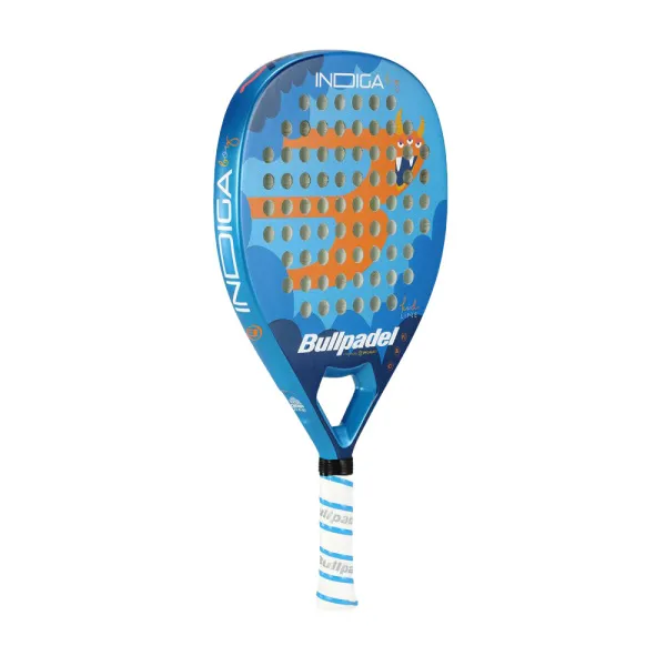 Ракетка для падела BULLPADEL Indiga Jr Boy 26, 494422, для начинающих, стекловолокно,сине-оранжевый за 10&nbsp;480.50 ₽ в Якутске