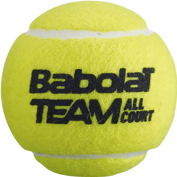 Мяч теннисный BABOLAT Team All Court,502081, уп.4 шт,одобр.ITF, сукно, нат.резина,желтый за 2&nbsp;385.10 ₽ в Якутске