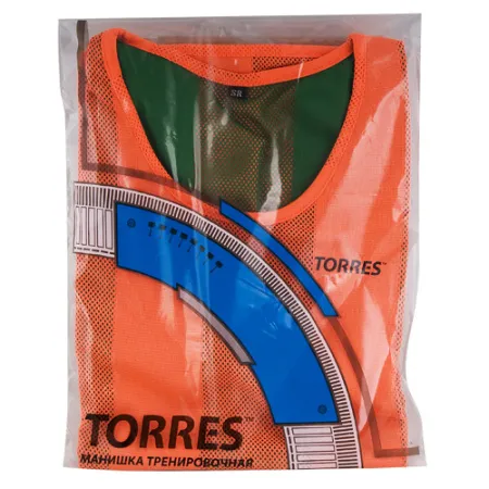 Манишка детская TORRES двухсторонняя, TR11949O/G, р.Jr, тренировочная, полиэстер, оранж-зелен за 1&nbsp;026.80 ₽ купить в Якутске