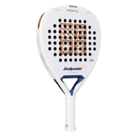 Ракетка для падела BULLPADEL Pearl 27, 497249, для проф-в, стекловолокно,карбон, бело-золотистый за 44&nbsp;319 ₽ купить в Якутске