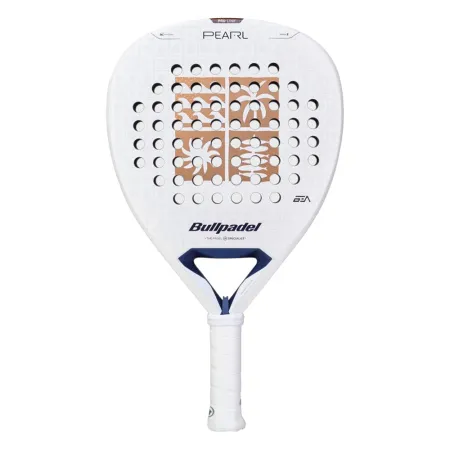Ракетка для падела BULLPADEL Pearl 27, 497249, для проф-в, стекловолокно,карбон, бело-золотистый за 44&nbsp;319 ₽ купить в Якутске