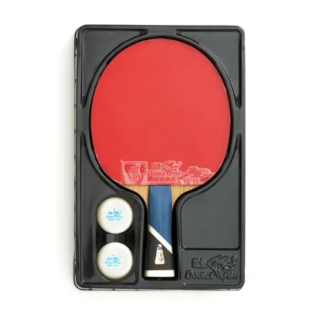Ракетка для н/т DOUBLE FISH 5A+C, для продвин, ITTF Appr, накл. 2,1 мм, конич. ручка+ 2 мяча V40+мм за 2&nbsp;779.50 ₽ купить в Якутске