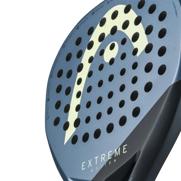 Ракетка для падела HEAD Extreme Motion, 223135, для профессионалов, углеродное волокно, темно-синий за 26&nbsp;894 ₽ в Якутске