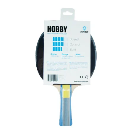 Ракетка для н/т TORRES Hobby, TT0003, для любителей, накладка 1,8 мм, конич. ручка за 875.50 ₽ купить в Якутске