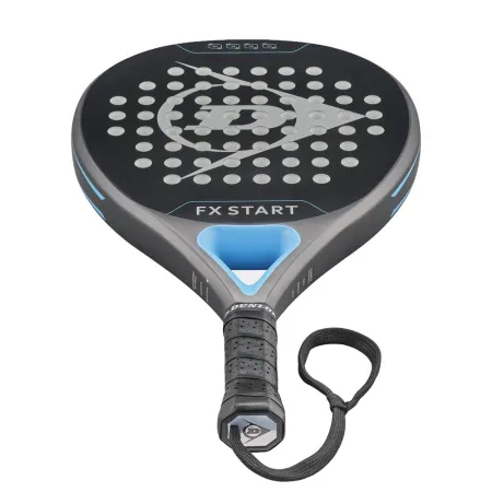 Ракетка для падела Dunlop FX Start, 10370737, для начинающих, гибрид, графит, черно-синий за 13&nbsp;175 ₽ купить в Якутске
