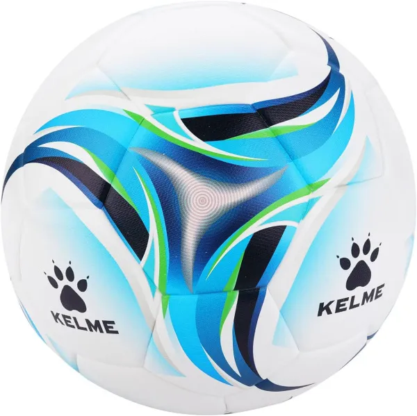 Мяч футб. KELME Vortex 18.2, 8301QU5021-113, р.5, 32 панели, ПУ, термосшивка, бело-синий за 6&nbsp;045.20 ₽ в Якутске